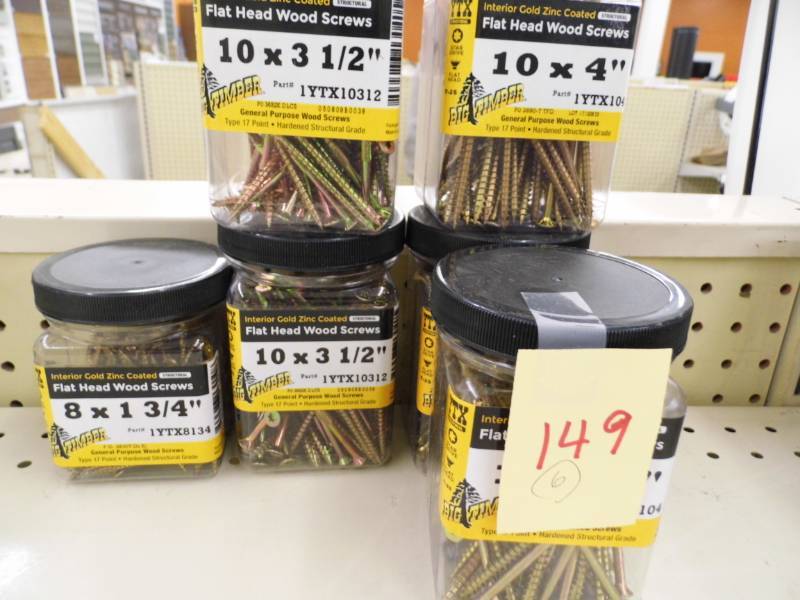 Flat Head Wood Screws