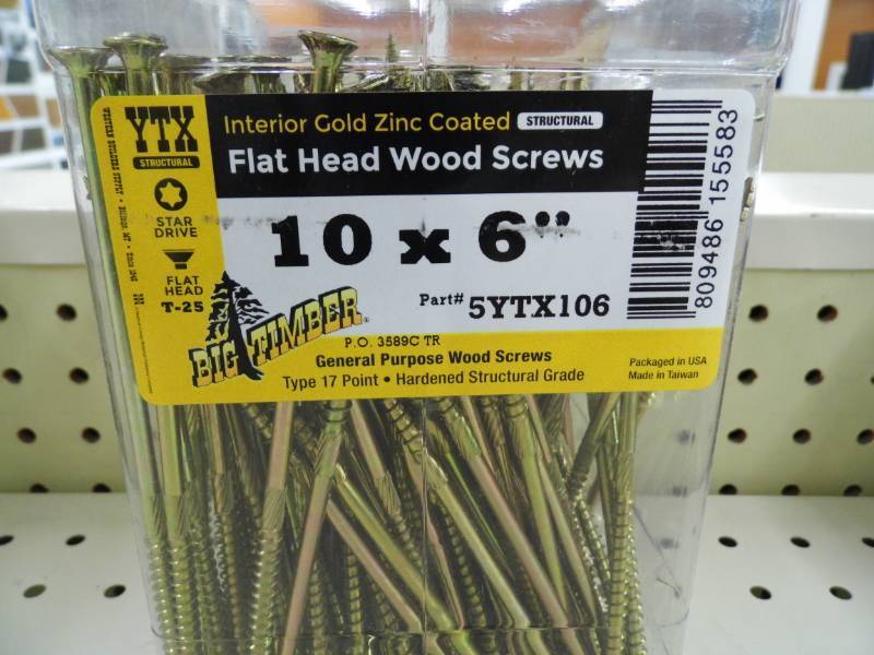 Flat Head Wood Screws