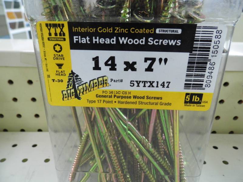 Flat Head Wood Screws