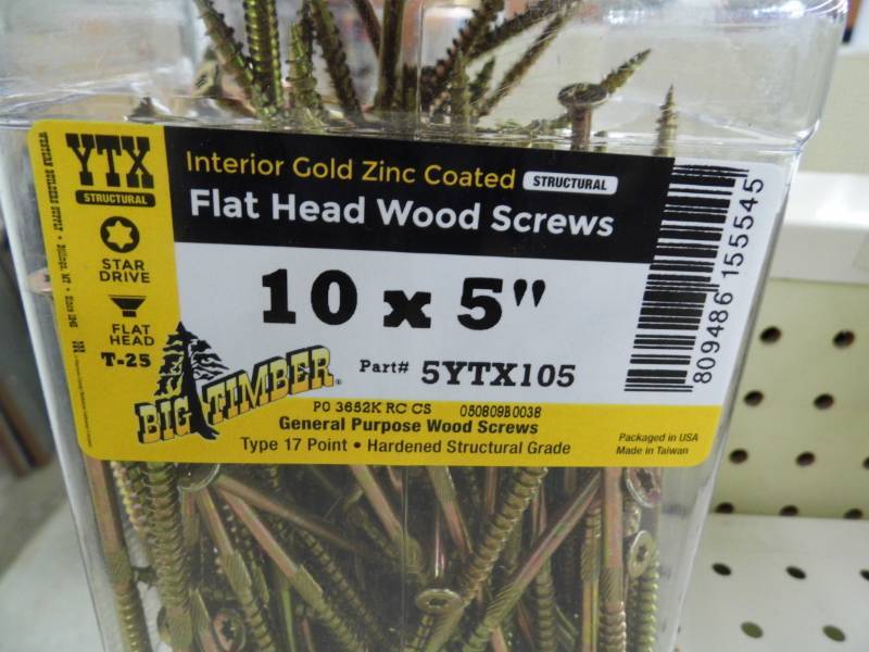 Flat Head Wood Screws