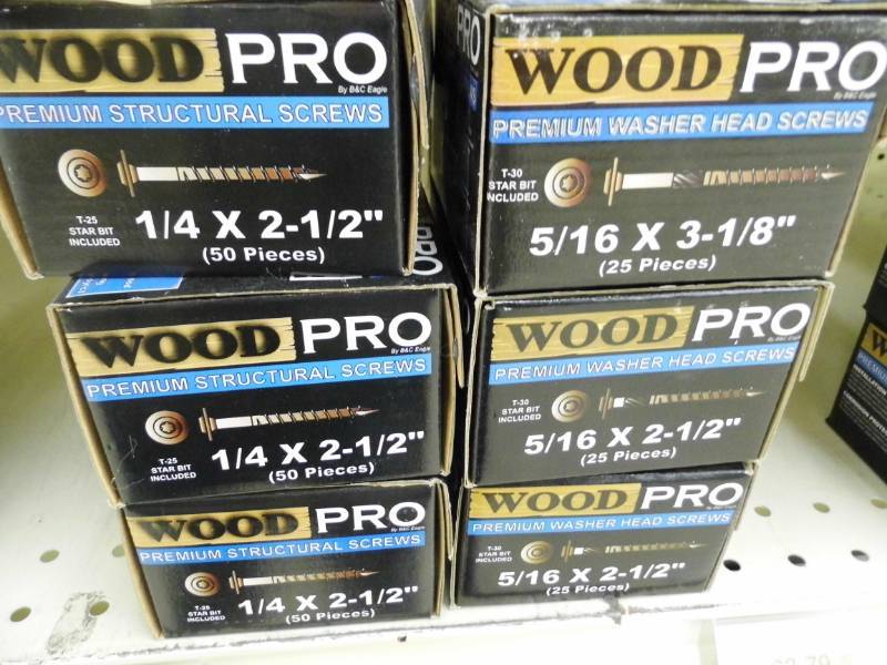 Lot of 6 Washer Head Screws