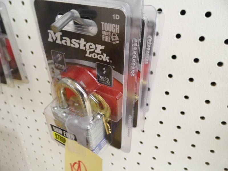 Lot of 3 Master Locks