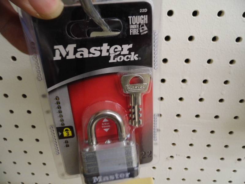 Lot of 4 Master Locks