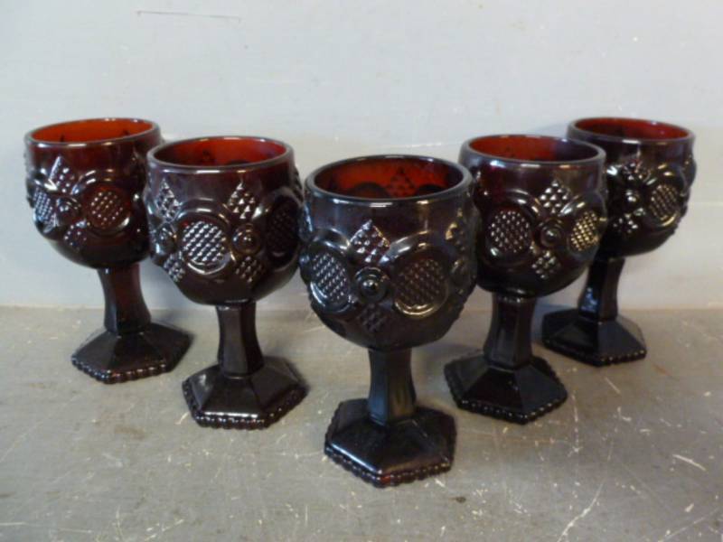 Ruby Red Glass