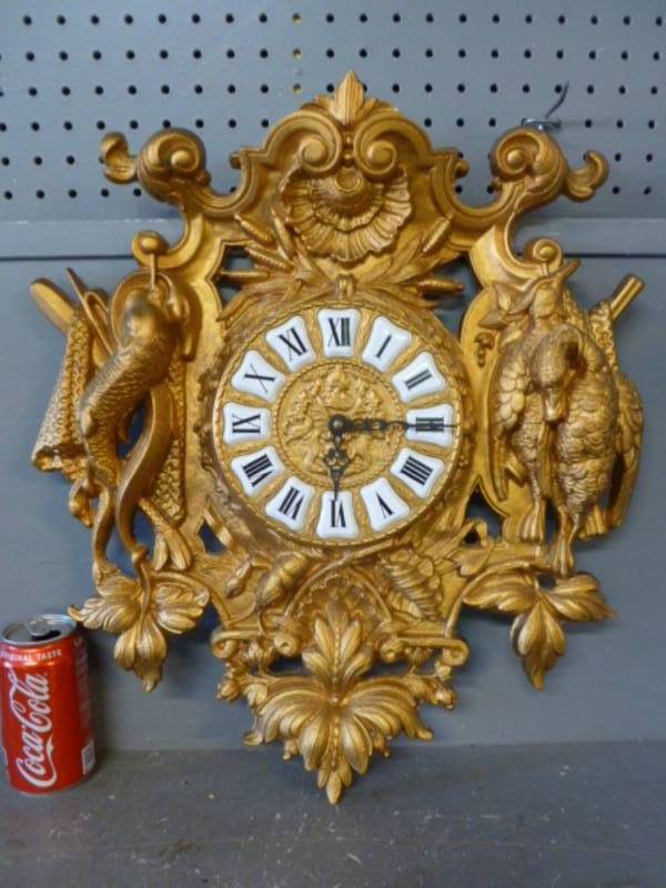 Cast Metal Clock