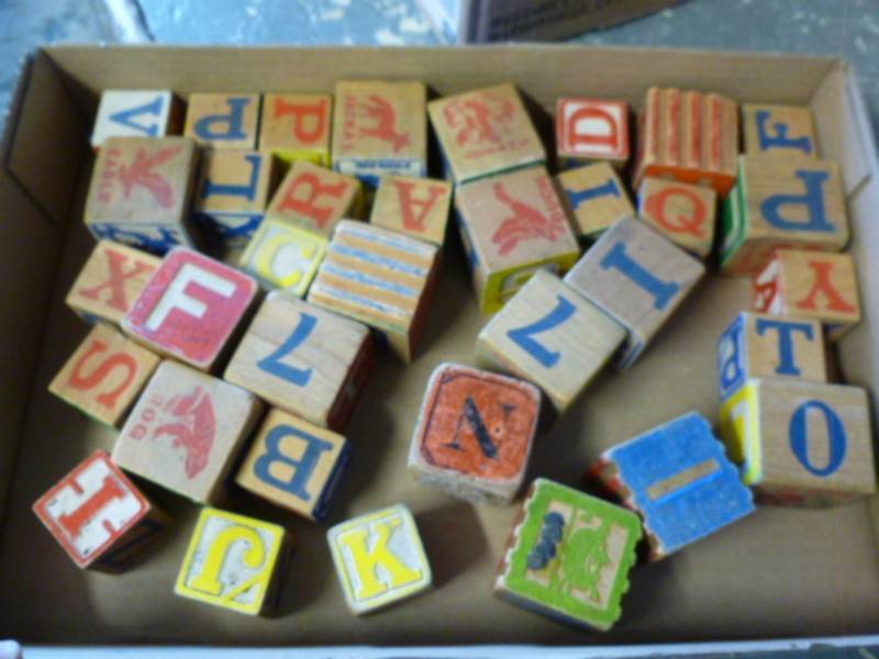 Vintage Wooden Blocks