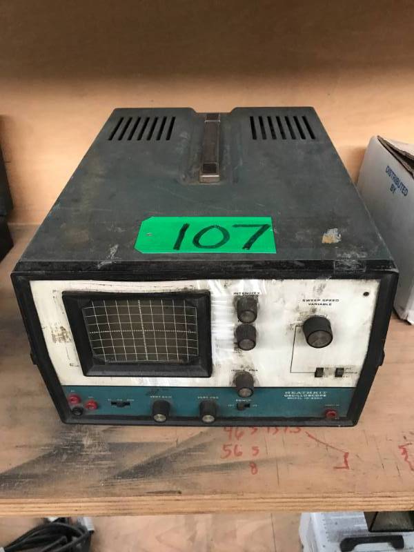 lot 107 image: HeathKit Oscilloscope