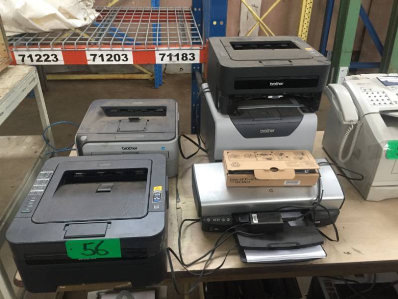 lot 56 image: Lot of 10 printers
