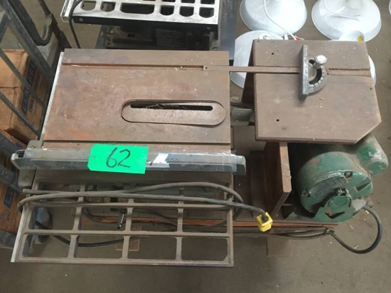lot 62 image: Craftsman Vintage Table Saw