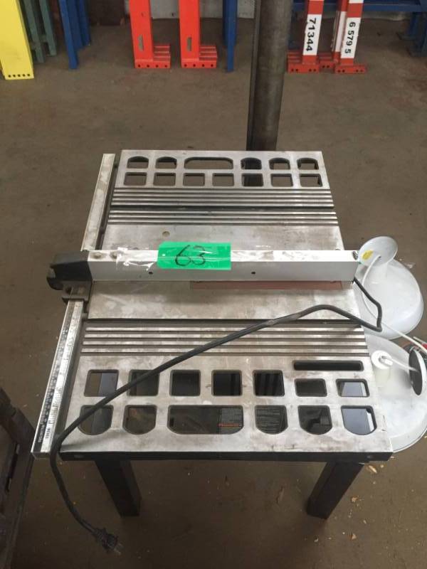 lot 63 image: SkilSaw 10 Table Saw