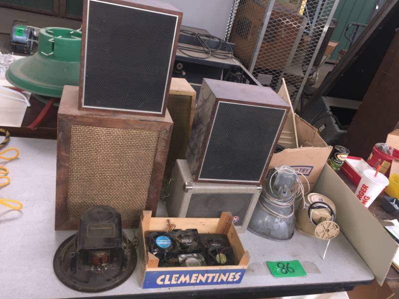 lot 86 image: Commercial Speakers wwire