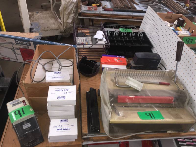 lot 91 image: Group of Office Machines & Supplies