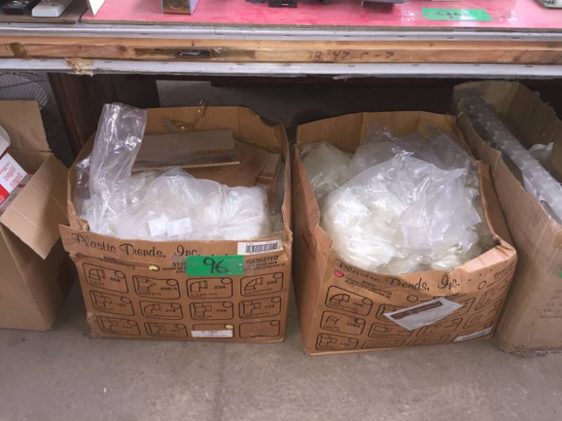 lot 96 image: Fifteen boxes of Peghooks, Pegbrackets, J hooks, Bag Holders, Price Tags (1000s)