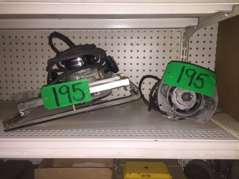 lot 195 image: Two Routers Porter Cable Model 1002