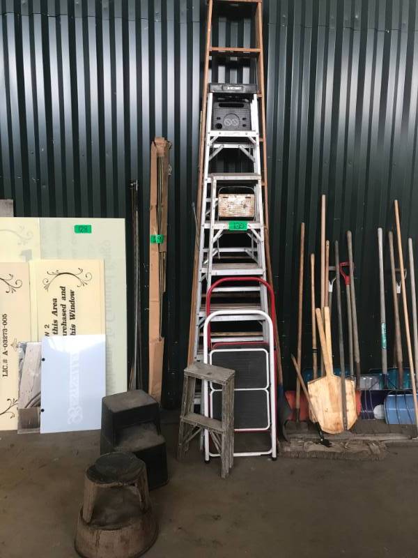 lot 130 image: Ladders and Stepstools