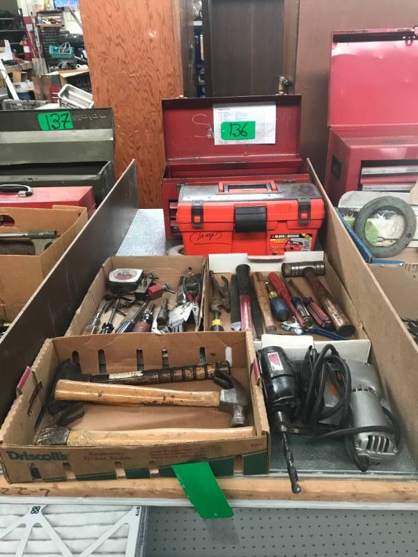 lot 136 image: Large group Tools (3 Boxes)