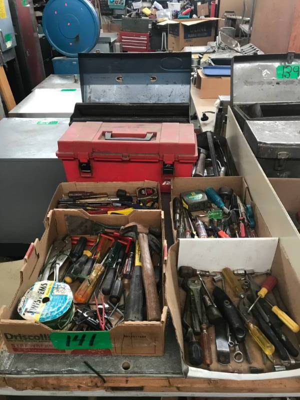 lot 141 image: Large group Tools (5 Boxes)