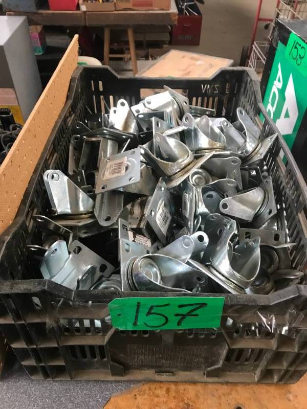 lot 157 image: Crate Caster Wheels MountsFrames