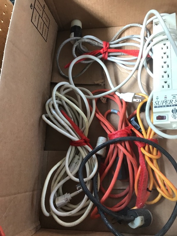 lot 342 image: Nine Extension Cords