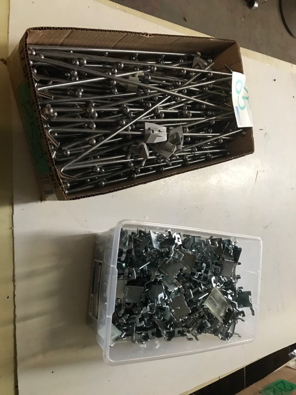 lot 252 image: Box of Waterfall Chrome & box of peghooks