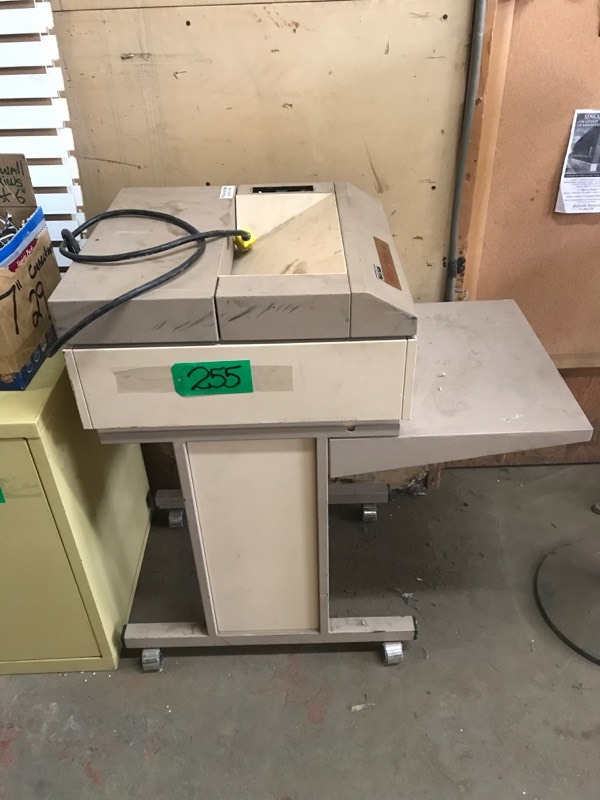 lot 255 image: Wilson Jones A900 Industrial Paper Shredder