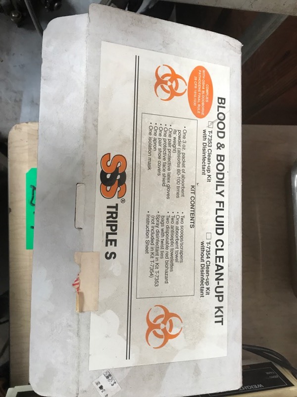 lot 271 image: Three Clean up Kits Triple S