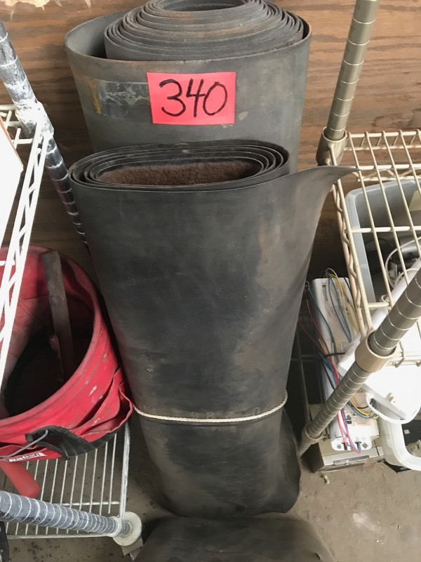 lot 340 image: Anti-fatigue mat, commercial rugs, car floor mats