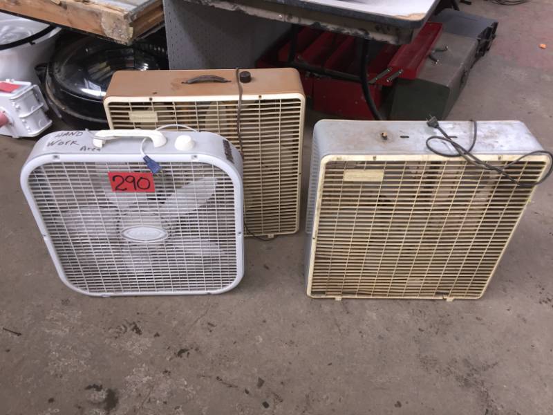 lot 290 image: Three Box Fans