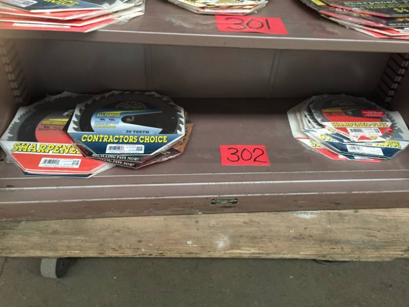 lot 302 image: New Saw Blades (17) Contractor quality, Various 6-10