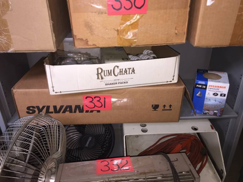 lot 331 image: One Box CapsyLite Lamps PAR38 15ct, One Box Misc Bulbs