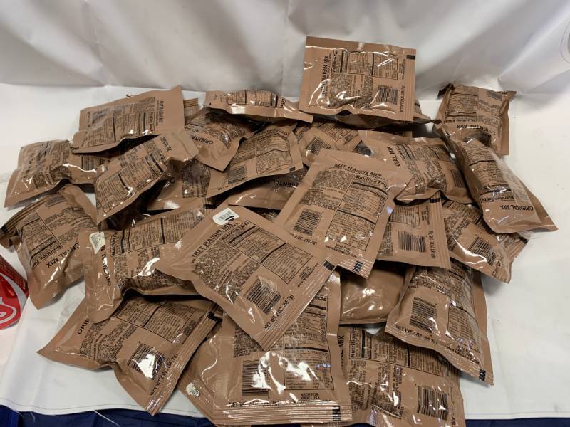 lot 44 image: Lot of 29 MRE TrailOriental Mix