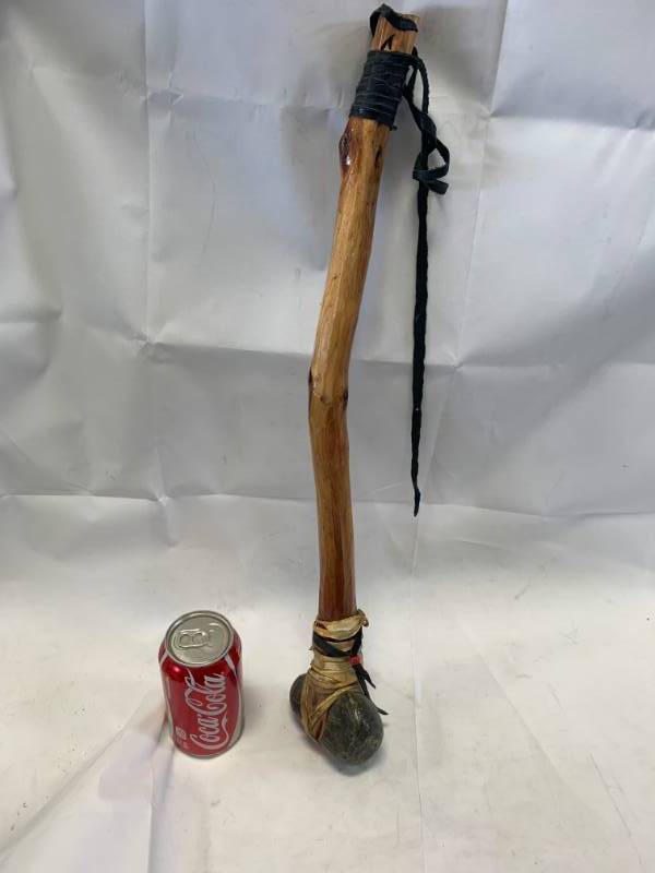 lot 53 image: Original Vintage  Diamond Willow Indian Tool