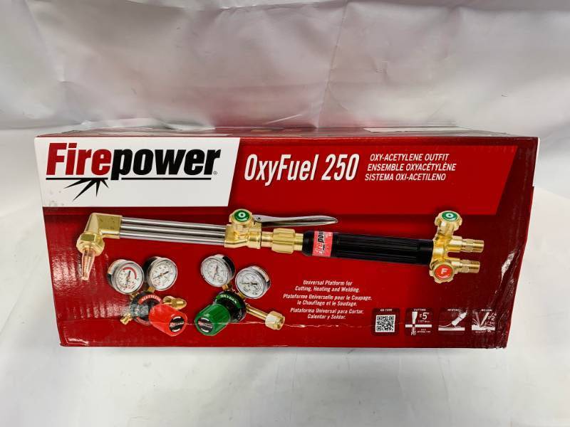 lot 68 image: Firepower Oxyfuel 250 Oxy-Acetylene Welding Torch Kit