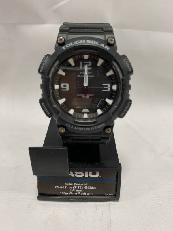lot 93 image: Casio Solar Powered Watch