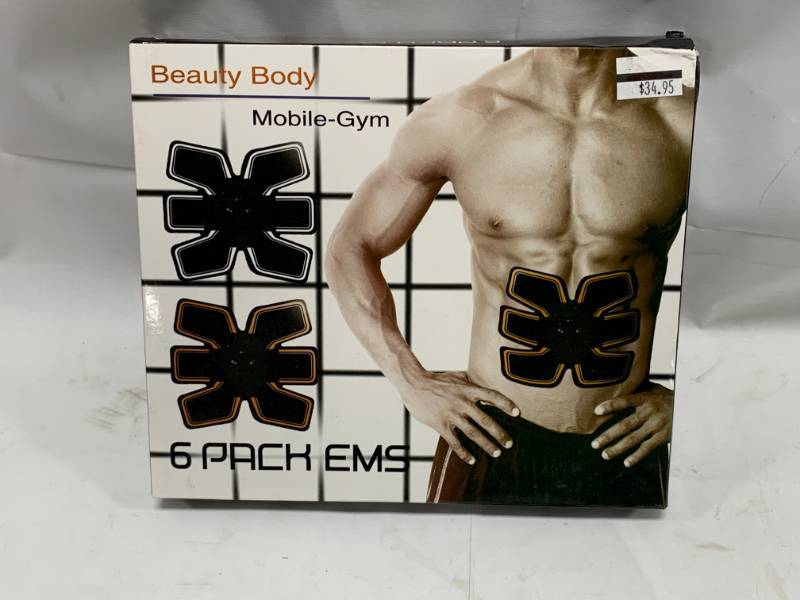 lot 98 image: 6 Pack Abs Mobile Gym Electro Muscle Stimulator
