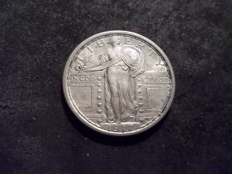 1917 Type 1 Standing Liberty Quarter In MS