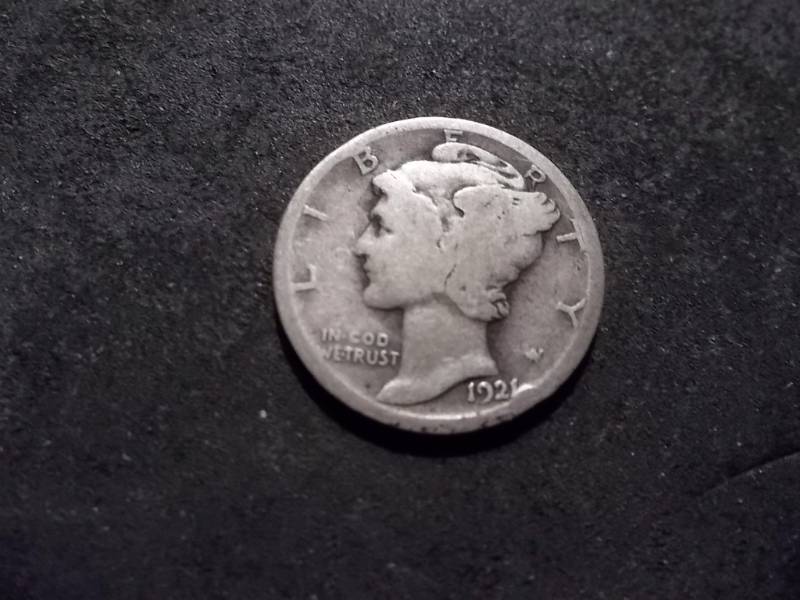 1921 Mercury Dime