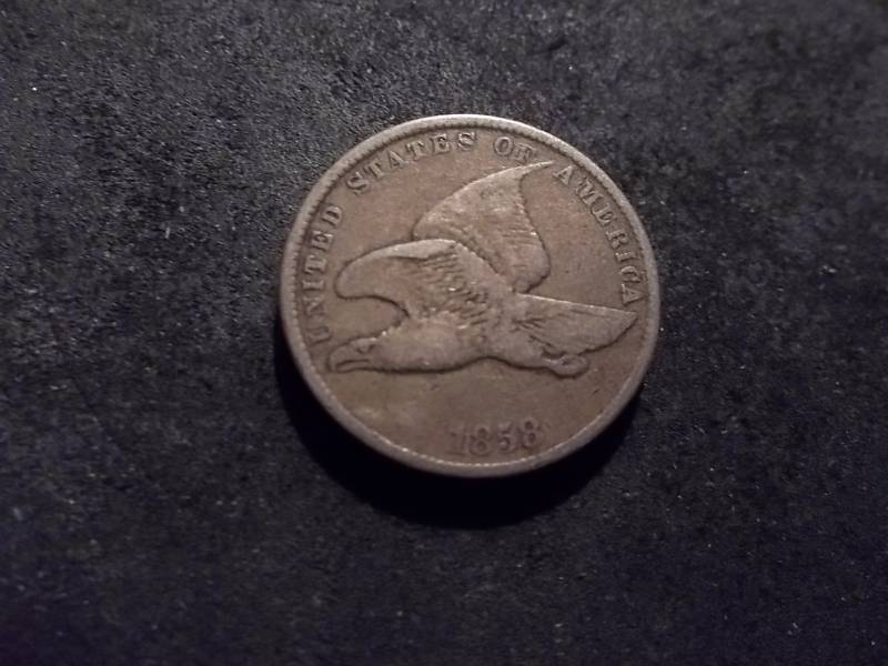 1858 Flying Eagle Cent Small Letters