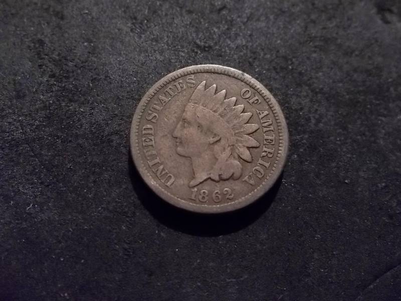 1862 Indian Head Cent