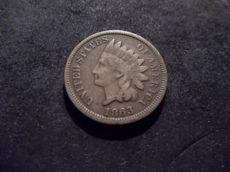 1863 Indian Head Cent