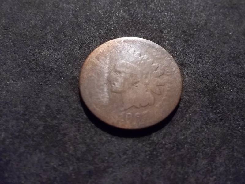 1867 Indian Head Cent