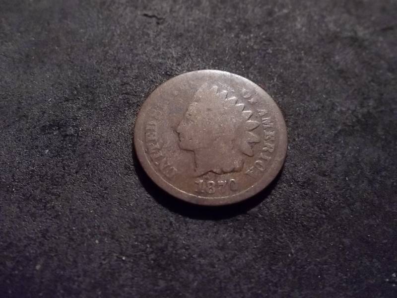 1870 Indian Head Cent