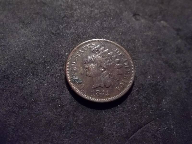 1874 Indian Head Cent