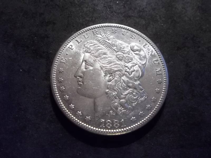1881 S Morgan Silver Dollar