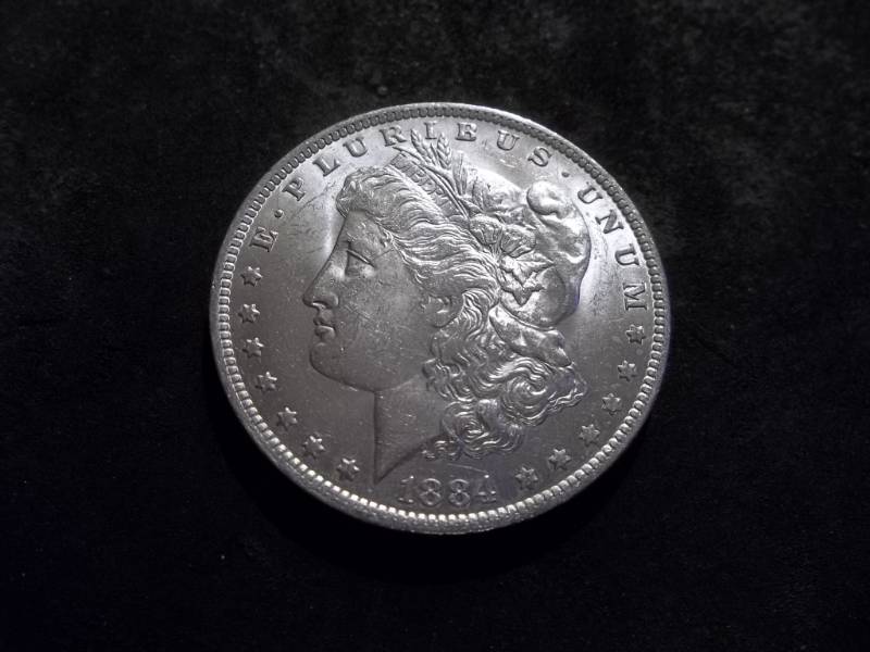 1884 O Morgan Silver Dollar