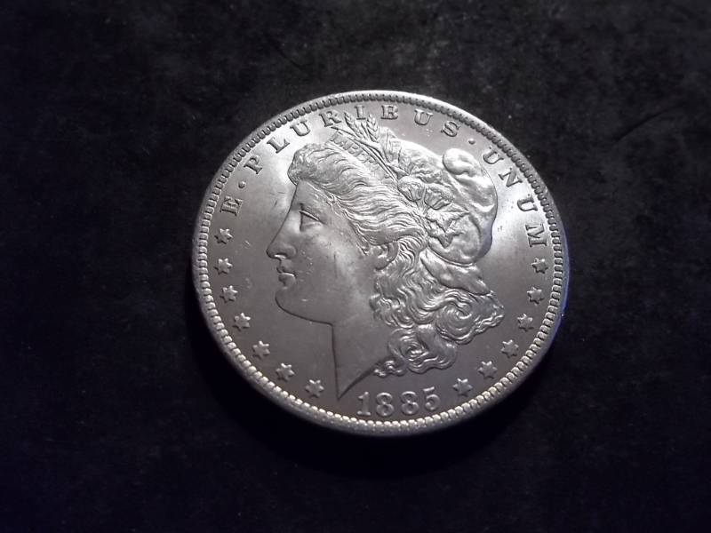 1885 O Morgan Silver Dollar