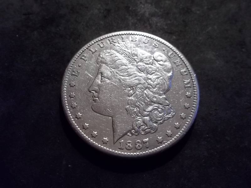 1887 S Morgan Silver Dollar