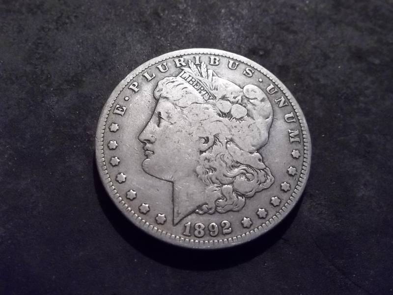 1892 S Morgan Silver Dollar