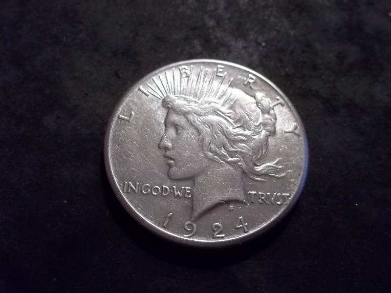 1924 S Peace Silver Dollar