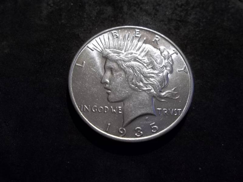 1935 S Peace Silver Dollar